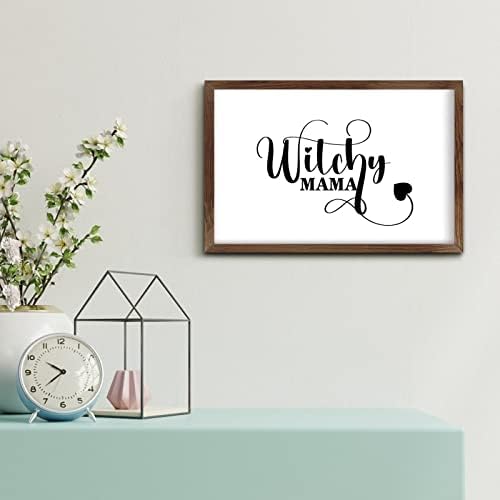 Christmas Farmhouse Decor Witchy Mama Wall Sign 8x12