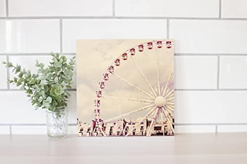 Paris Parfait Wood Plaque 12x12 Wall Hanging