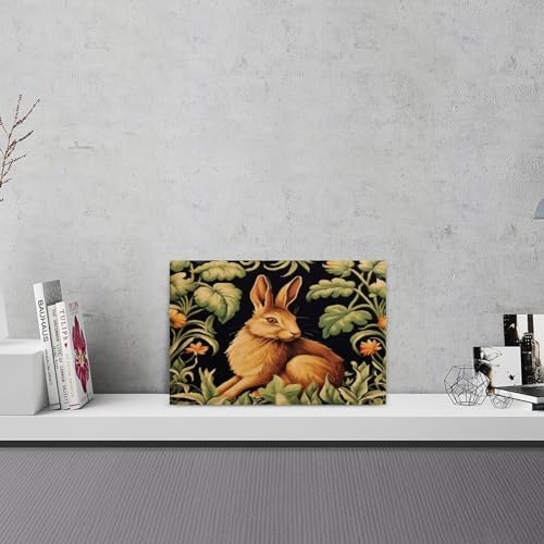 Rabbit Forest Hares Wood Pallet Wall Art Decor Sign