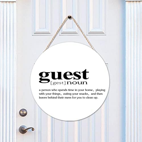 Ditooms 10x10in Wooden Hanging Sign Wall Decor