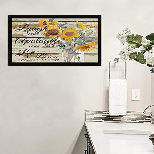 Funny Framed Wooden Sign Wall Decor 12x22 Inch