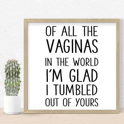 Inspirational Quote Wall Decor Sign 12x12 Inch