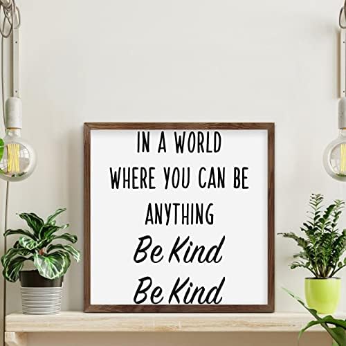 Encouragement Motivational Wooden Wall Sign 12x12in