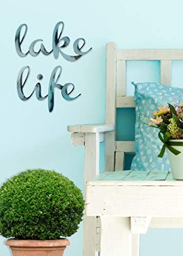 Letter2Word Wall Decor Lake Life Script Art