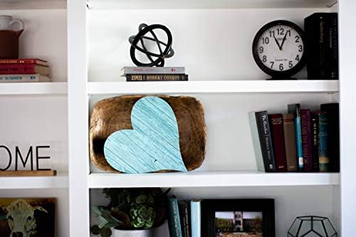 Rustic Farmhouse Wood Heart Wall Decor 6 Inch