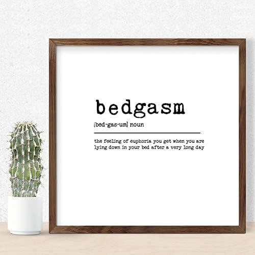 Personalized Framed Wall Art Sign 12x12in Wood Decor