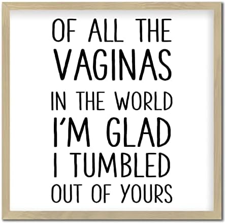 Inspirational Quote Wall Decor Sign 12x12 Inch
