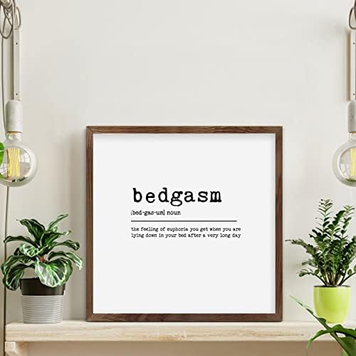 Personalized Framed Wall Art Sign 12x12in Wood Decor