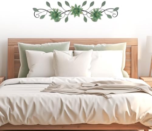 Modern Minimalist Metal Wall Art Iron Decor Green