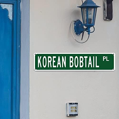 Korean Bobtail Metal Wall Sign Decor