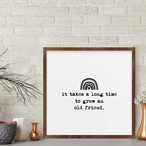 Friendship Quotes Wood Sign for Home Decor and Gifts
