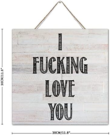 Autravelco Rustic Wall Art 12x12 Inch Wooden Sign