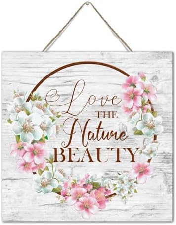 Antique Wood Sign 12x12 Inch Farmhouse Wall Decor