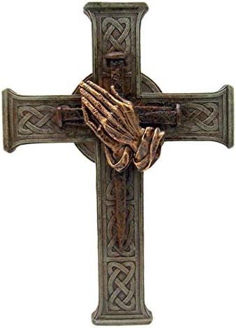 Wowser Cast Resin Celtic Wall Cross 12 Inch