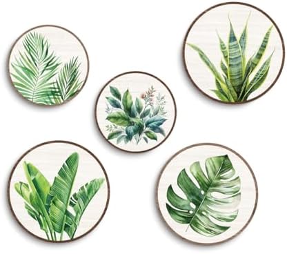 CSHVJ 5 Piece Botanical Wall Art Decor