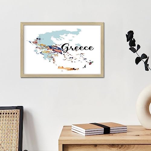 Funny Framed Wall Art Sign for Modern Cabin Decor