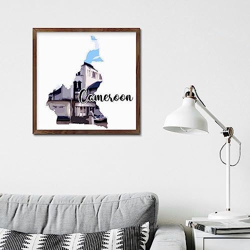 Wooden Framed Sign for Home Wall Decor
