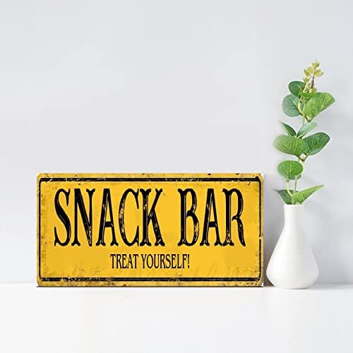 Madcolitote Retro Snack Bar Wood Wall Sign 1