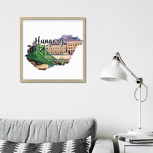 Personalized Framed Wooden Wall Art Sign 12x12in