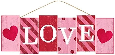 Craig Bachman 14 Inch Love Block Wall Sign