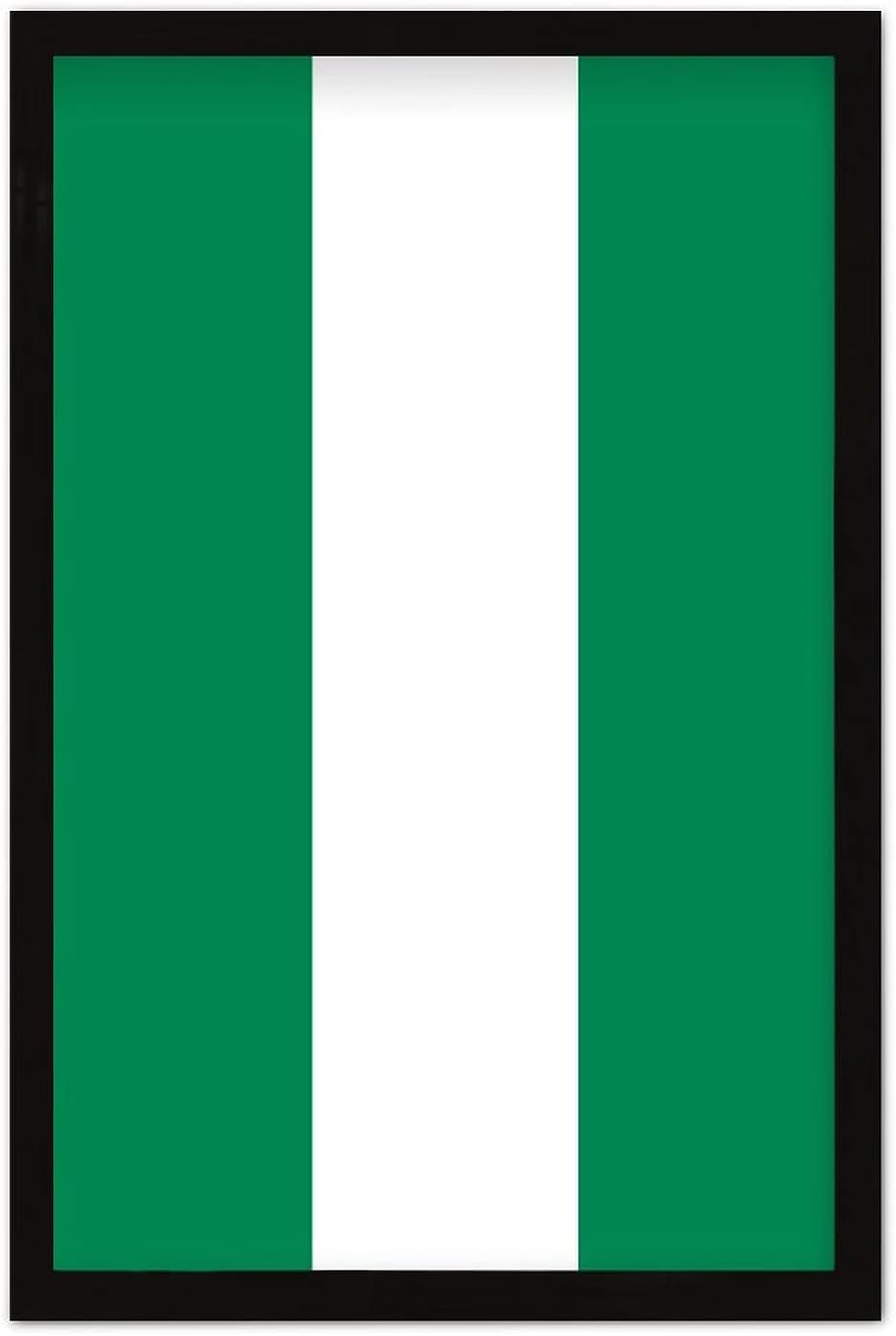 Nigeria Flag Wall Art Framed Decor 8x12in Table Sign