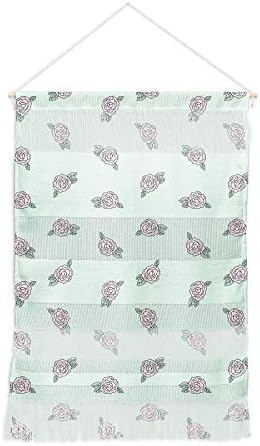 Society6 Optimist Roses Wall Hanging Green