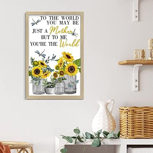 Sunflower Decorative Wood Sign for Bedroom and Nursery