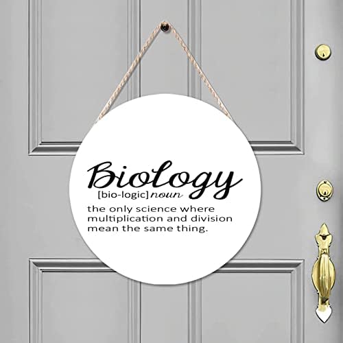 Funny Definition Of Biology Wall Art - Welcome Sign