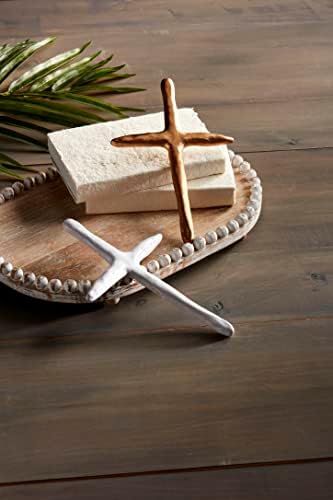 Mud Pie Gold Decorative Cross Sitter 10x65