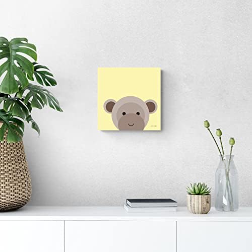 Cuddly Brown Monkey Wall Decor Wooden Plaque
