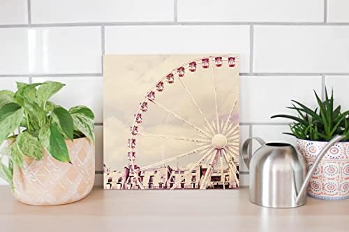 Paris Parfait Wood Plaque 12x12 Wall Hanging