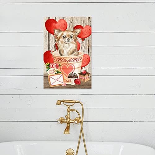 Wooden Heart Wedding Sign 8x12in Rustic Decor Plaque