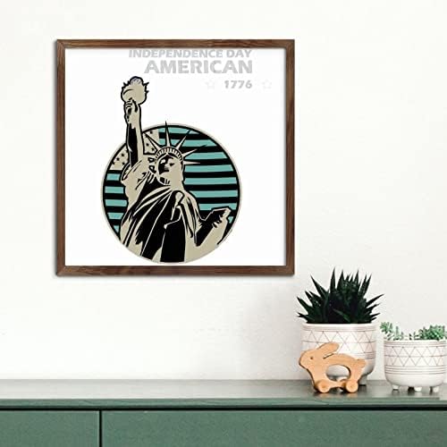 Statue of Liberty 4th of July Wall Decor Sign