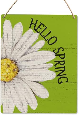 UYIKG Spring Wall Decor Wooden Sign 8x10 Inch