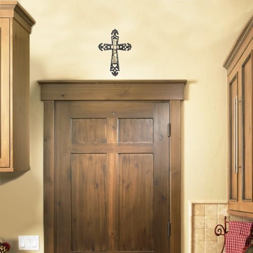 DreamsEden Cast Iron Wall Cross Hope Decor