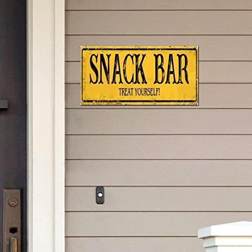 Madcolitote Retro Snack Bar Wood Wall Sign 1