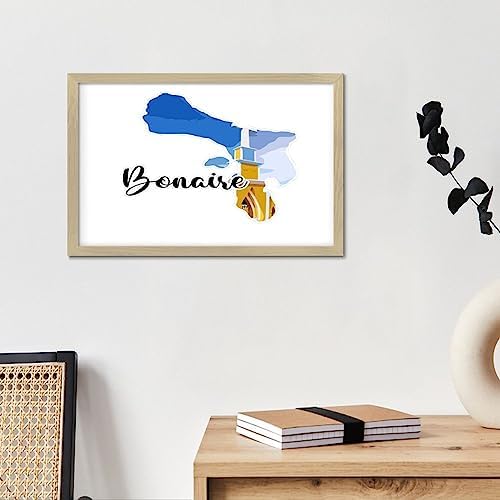 Rustic Wooden Wall Sign with Frame 8x12in
