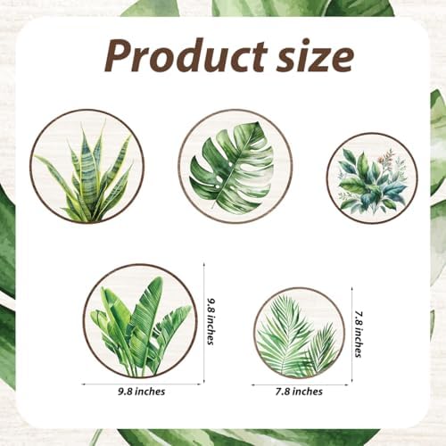 CSHVJ 5 Piece Botanical Wall Art Decor