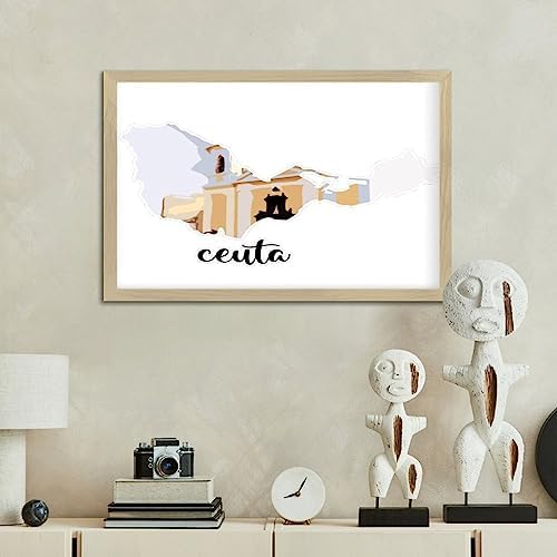 Modern Framed Wooden Sign for Home Decor