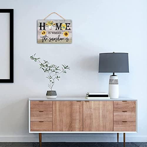 TEANFUN Wooden Wall Sign with Funny Message 8x12 Inch