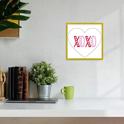 Valentines Day Wood Sign With XOXO Sayings 12x12