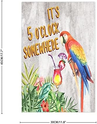 Its Five Oclock Somewhere Wall Decor Wood Plank Sign