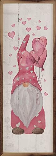 Gnome Hearts Whitewash Wall Decor Sign by Kendrick Home