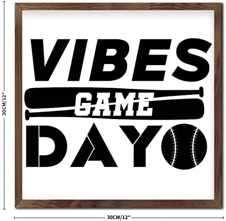 Nintydays Inspirational Wooden Wall Decor Sign 12x12 Inch