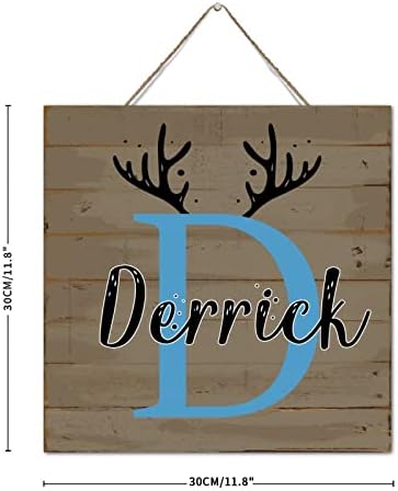 Funny Home Decor Wooden Plaque Sign with Custom Family Name