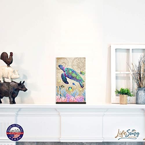 LifeSong Milestones Sea Turtle Wall Decor Hanging Sign 1