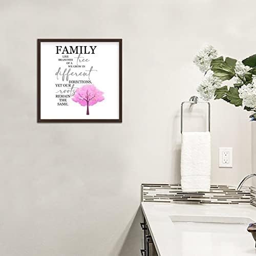 Modern Framed Wood Pallet Tree Branch Wall Art Sign