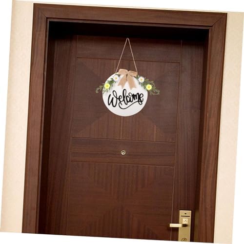 Wooden Sunflower Door Sign Ornament for Home Wall Display