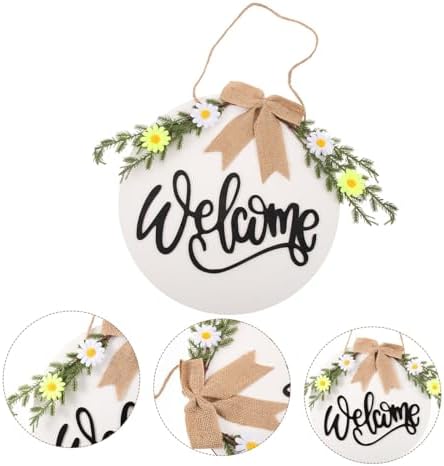 Wooden Sunflower Door Sign Ornament for Home Wall Display