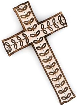 Mahasu Cross Mango Wood Handmade Wall Decor